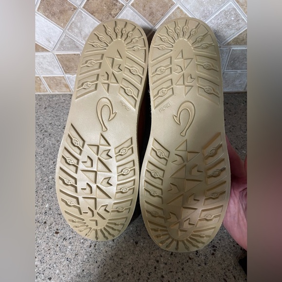 Olukai NWOT Men’s KilaKila Coconut Husk Brown Leather Work Boot Size 7 - Picture 9 of 9